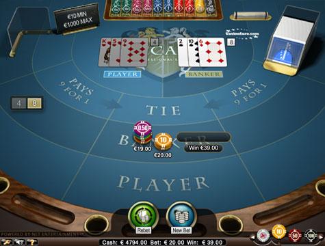 baccara en ligne